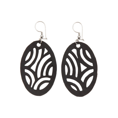 Seraphine (I) Recycled Rubber Earrings