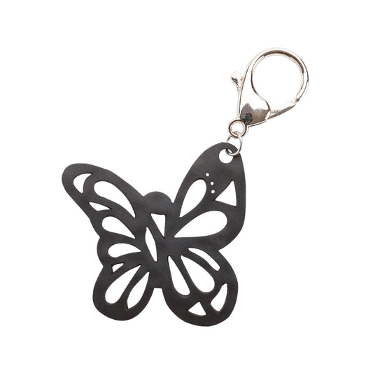 Papillon Recycled Rubber Butterfly Vegan Keyring