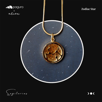 Sagitarius Zodiac Sign Sustainable Necklace