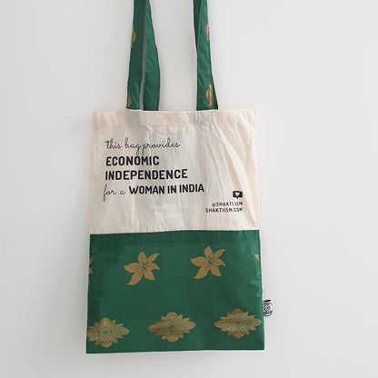 The Independence sari tote