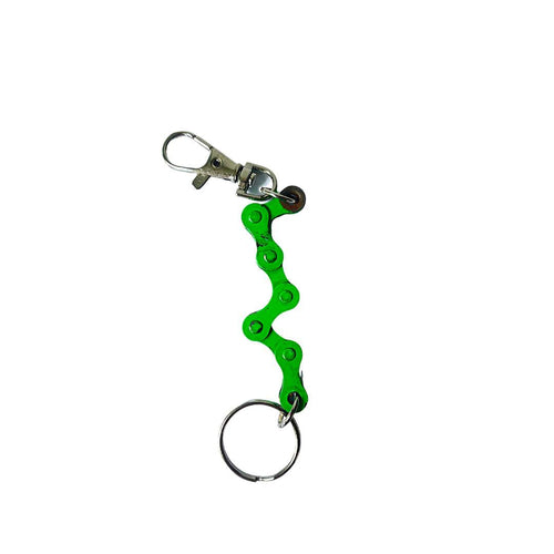 Recycled Bike Chain Vegan Keyring