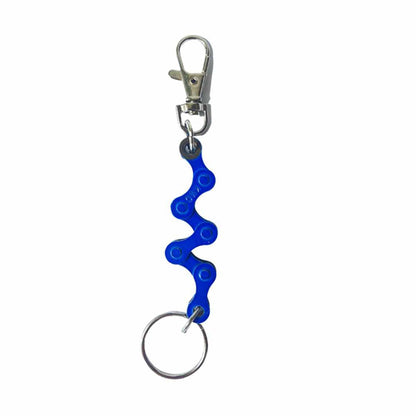 Recycled Bike Chain Vegan Keyring