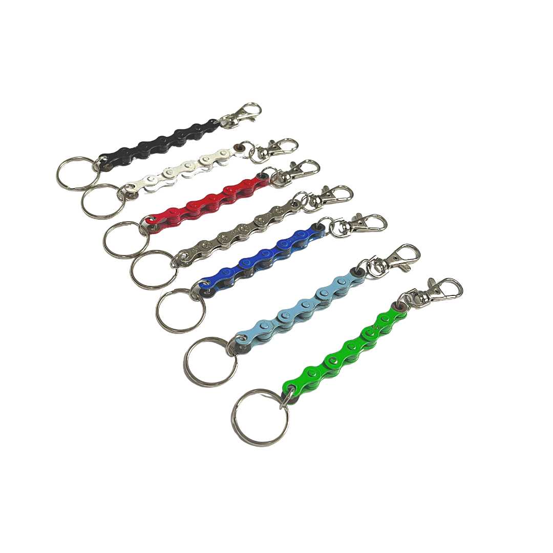 Recycled Bike Chain Vegan Keyring