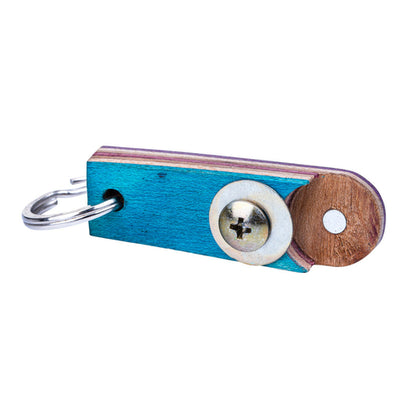 Recycled Skateboard Bottle Opener Keyring