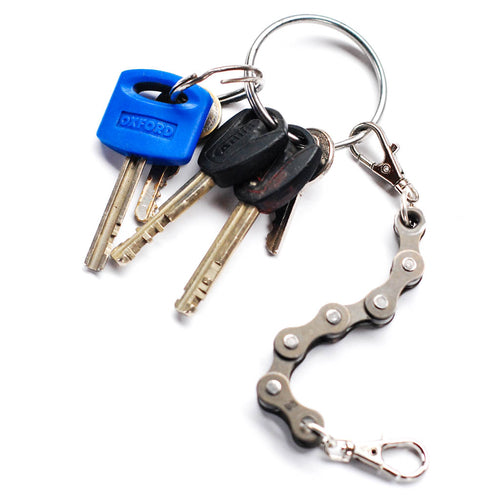 Recycled Bike Chain Vegan Keyring