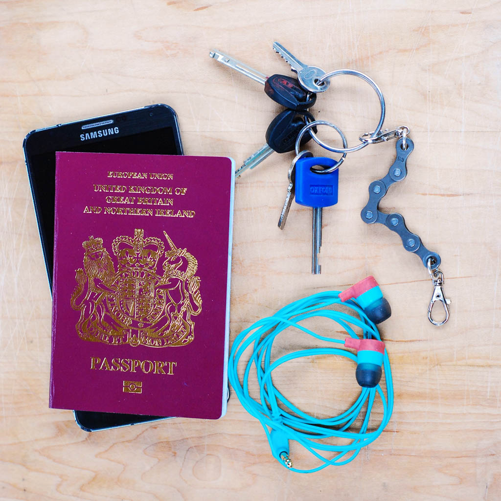 Recycled Bike Chain Vegan Keyring