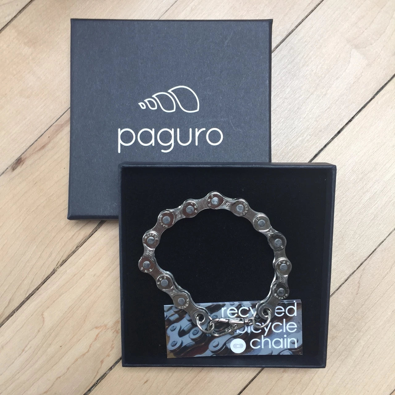 Recycled Bike Chain Bracelet