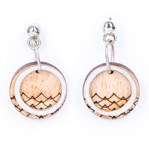 Beach Eco-friendly Recycled Wood Earrings