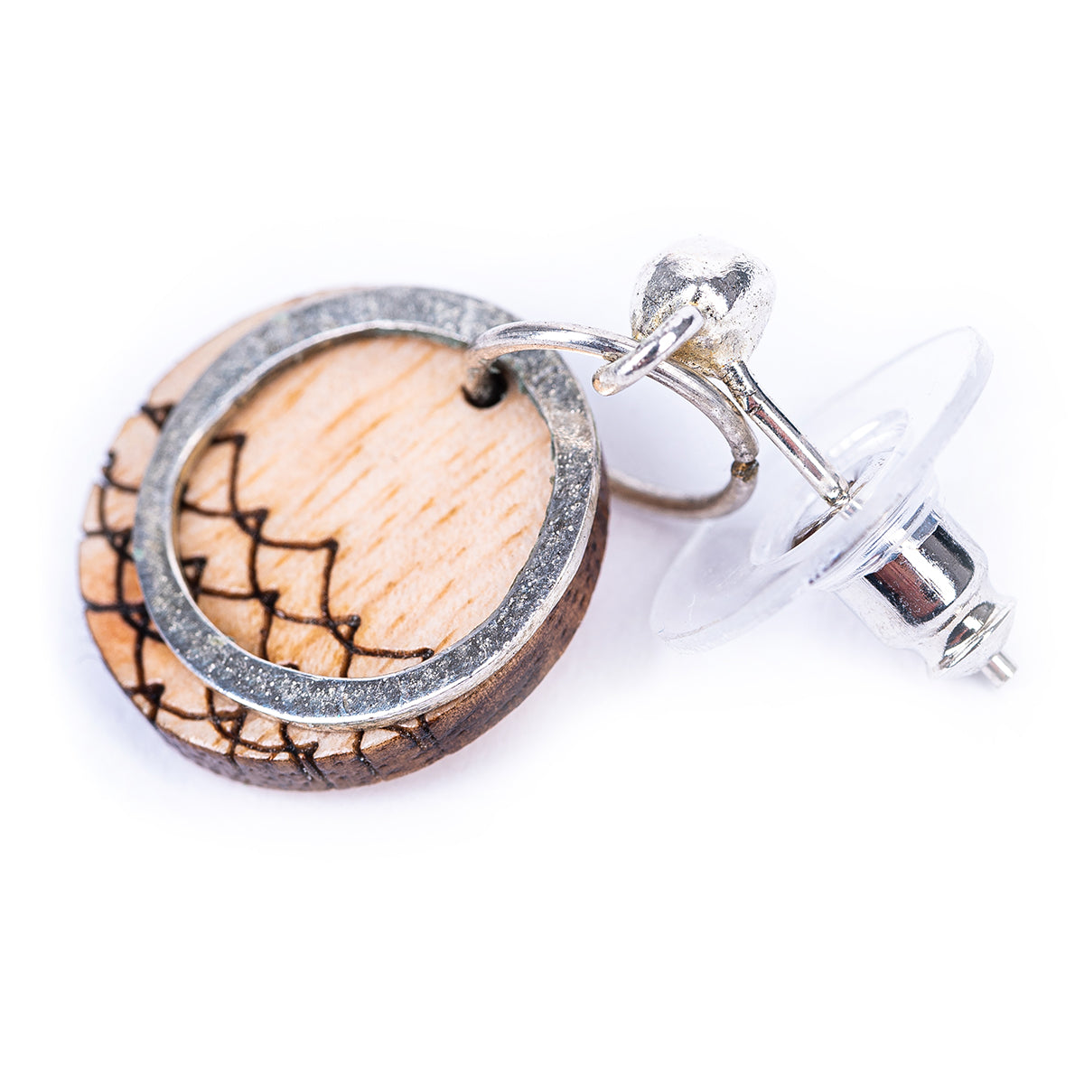 Beach Eco-friendly Recycled Wood Earrings