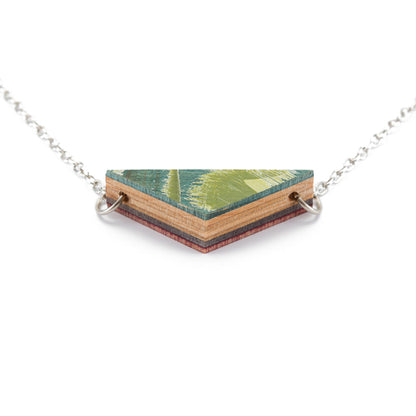 Prisma Recycled Skateboard Necklace