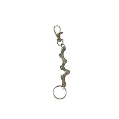 Recycled Bike Chain Vegan Keyring