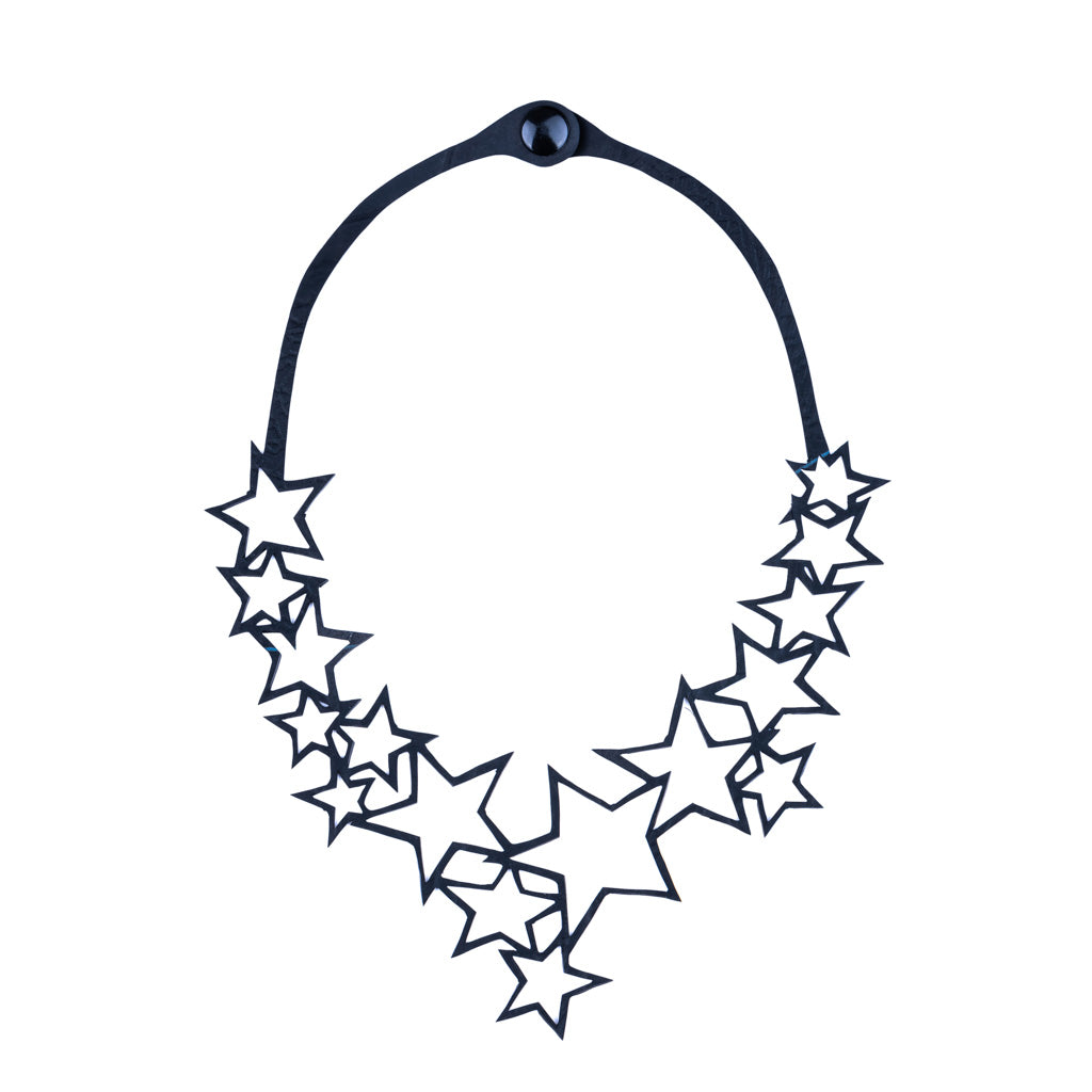 Star Upcycle Inner Tube Necklace