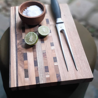 Upcycled End Grain Cutting Board - Pattern A (2 Sizes Available)