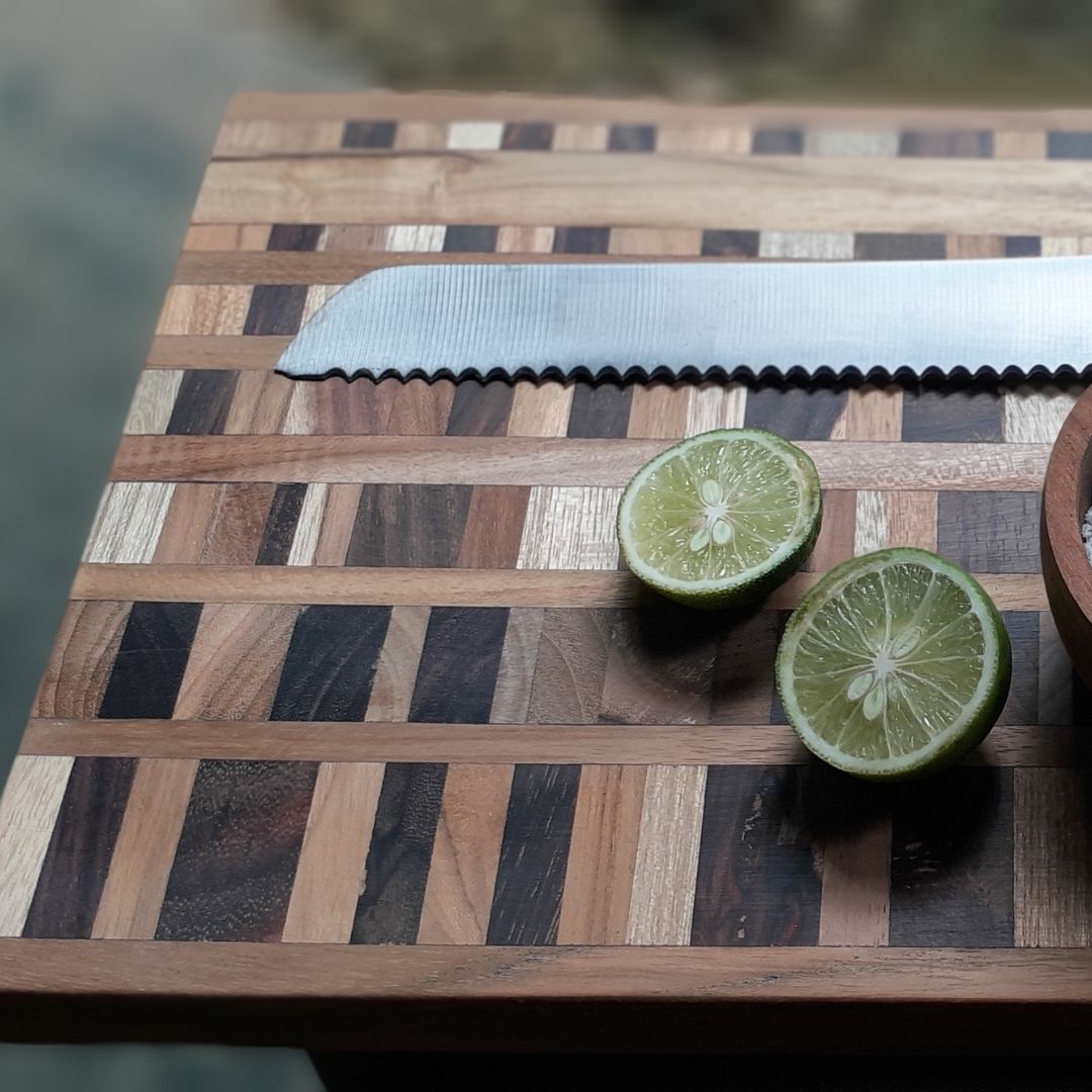 Upcycled End Grain Cutting Board - Pattern B (2 Sizes Available)