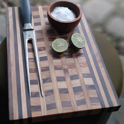 Upcycled End Grain Cutting Board - Pattern C (2 Sizes Available)