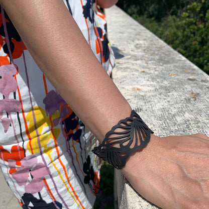 Weave Recycled Inner Tube Bracelet