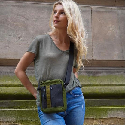 Major Vegan Crossbody Reporter Bag