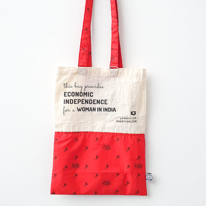 The Independence sari tote