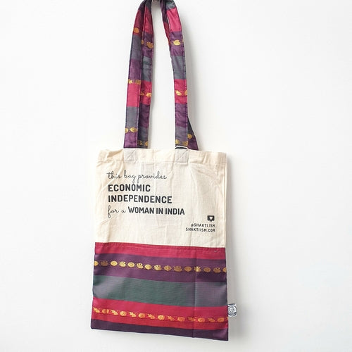 The Independence sari tote