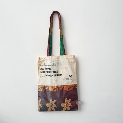 The Independence sari tote