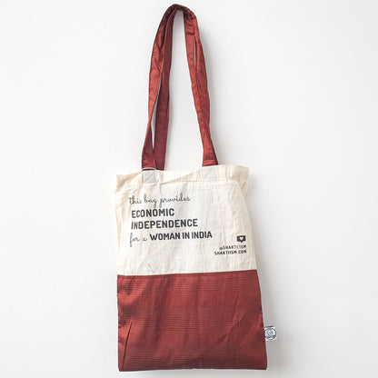 The Independence sari tote