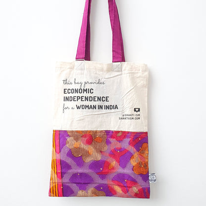 The Independence sari tote