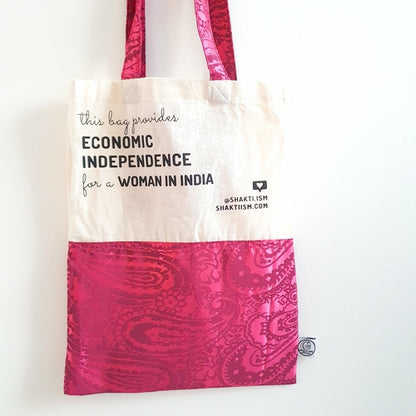 The Independence sari tote