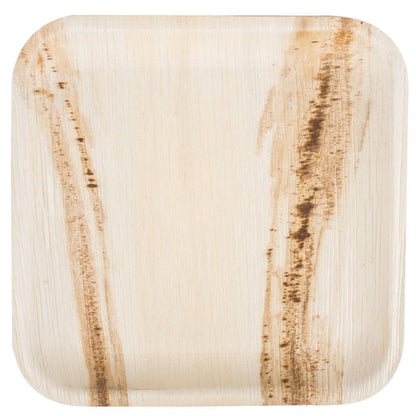 Sustainable and Biodegradable Palm Leaf Square Plates 9" Inch