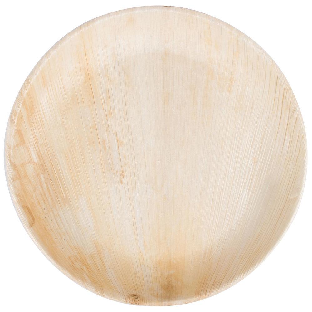 Sustainable and Biodegradable Palm Leaf Plates Round 10" Inch