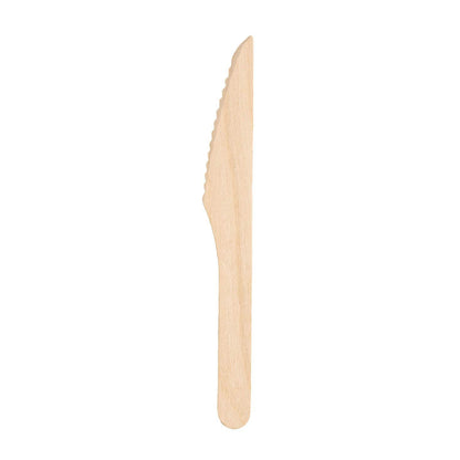 Sustainable and Biodegradable Disposable Wooden Knives