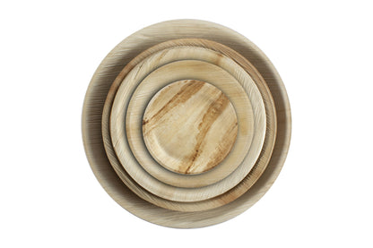 Sustainable and Biodegradable Palm Leaf Plates Round 10" Inch