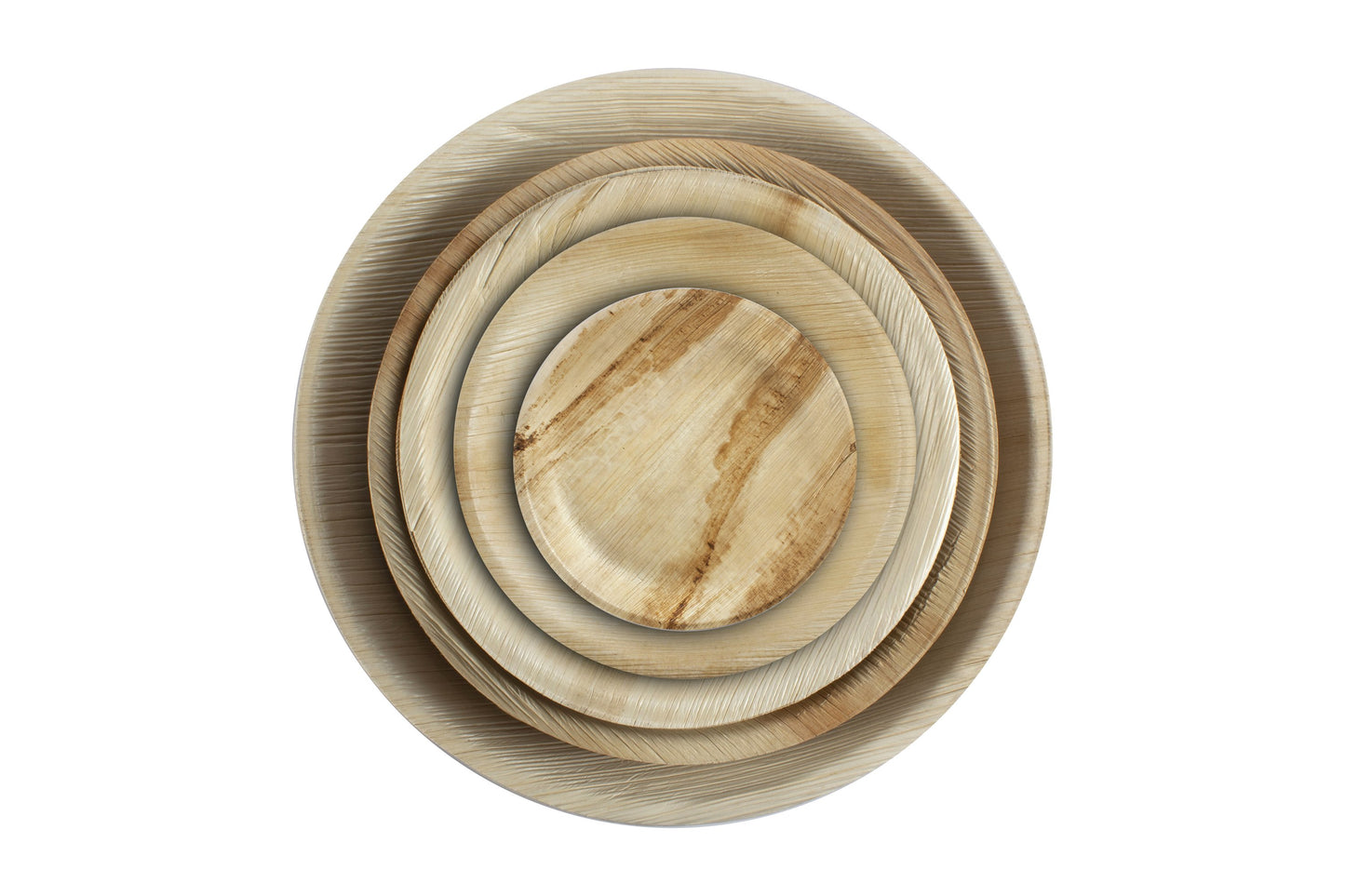 Sustainable and Biodegradable Palm Leaf Plates Round 8" Inch