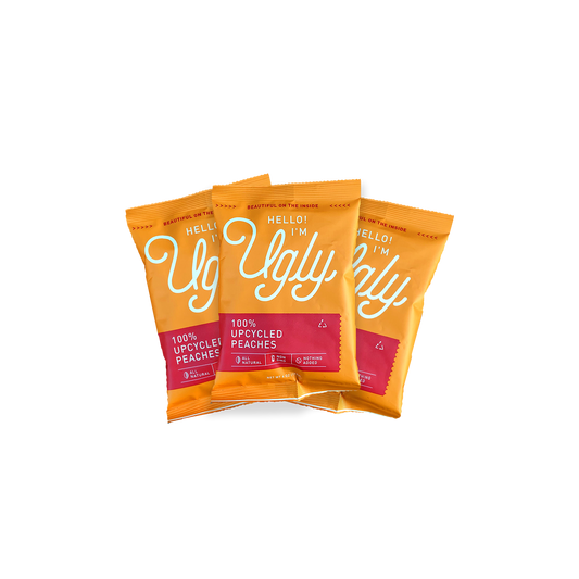 Hello I'm Ugly Upcycled Dried Peaches 3-Pack