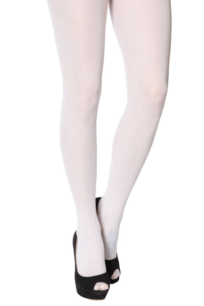 ECOCARE 3D 40DEN White Recycled Nylon Tights