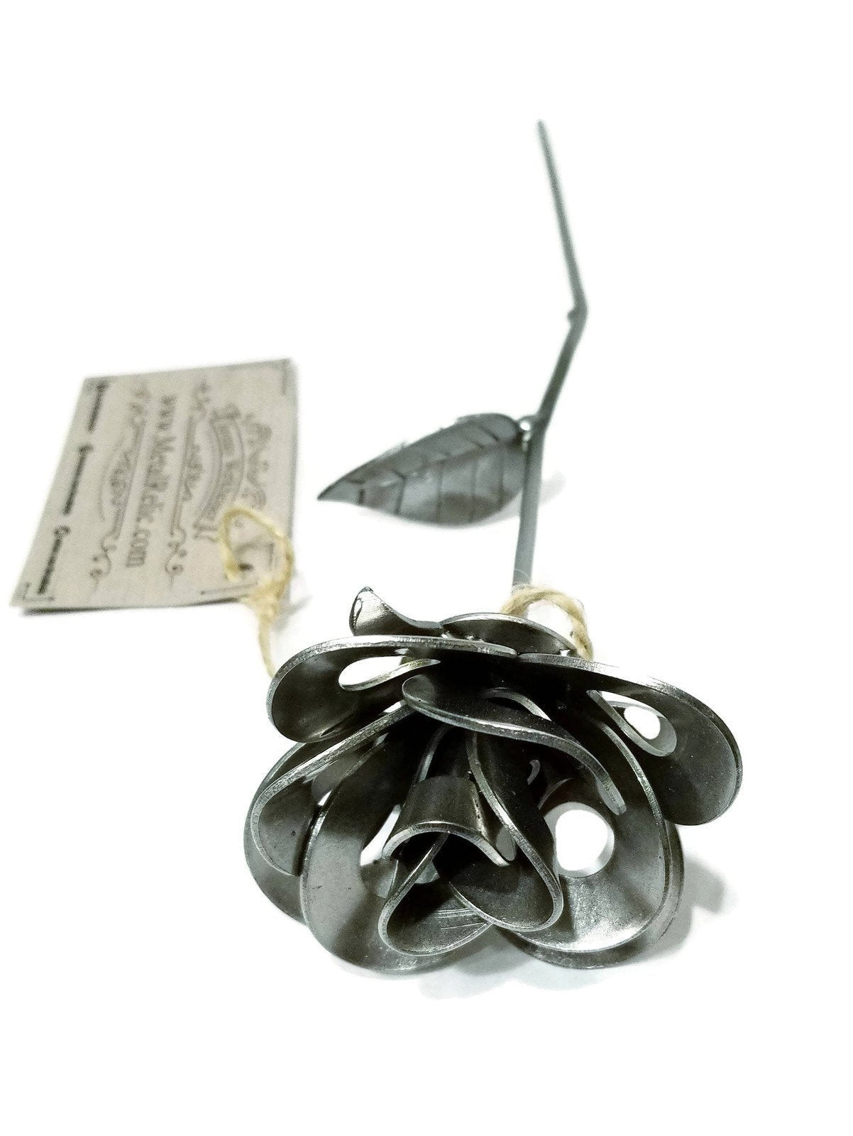 Original Immortal Rose, Recycled Metal Sculpture