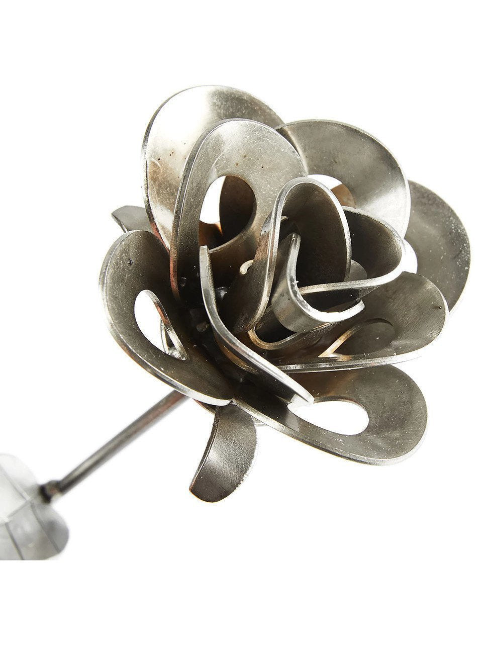 Original Immortal Rose, Recycled Metal Sculpture