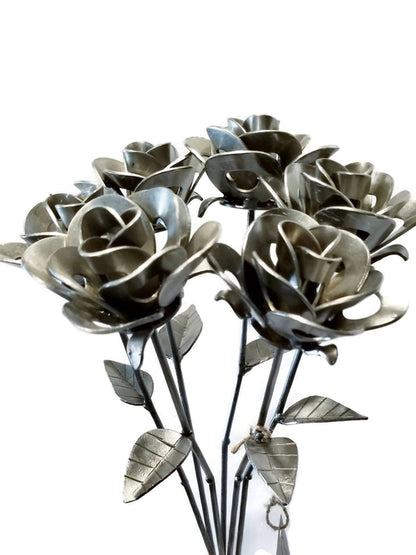 Original Immortal Rose, Recycled Metal Sculpture