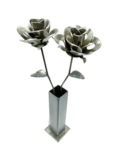 Original Immortal Rose, Recycled Metal Sculpture